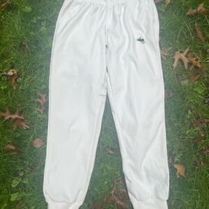 White and black Abercrombie & Fitch sweatpants size L/Xl runs small